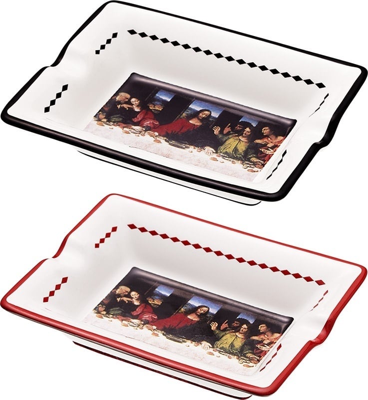 Last Supper Ceramic Ashtray